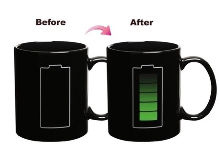 Отзыв на  Кружка AliExpress Battery Color Changing Cup Amazing Ceramic Cup Coffee Cup Temperature Changing Free shipping+Drop shipping